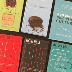 lot of 8 faith based / christian / evangelical books